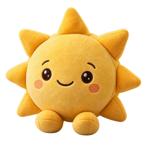 Golden plush sun